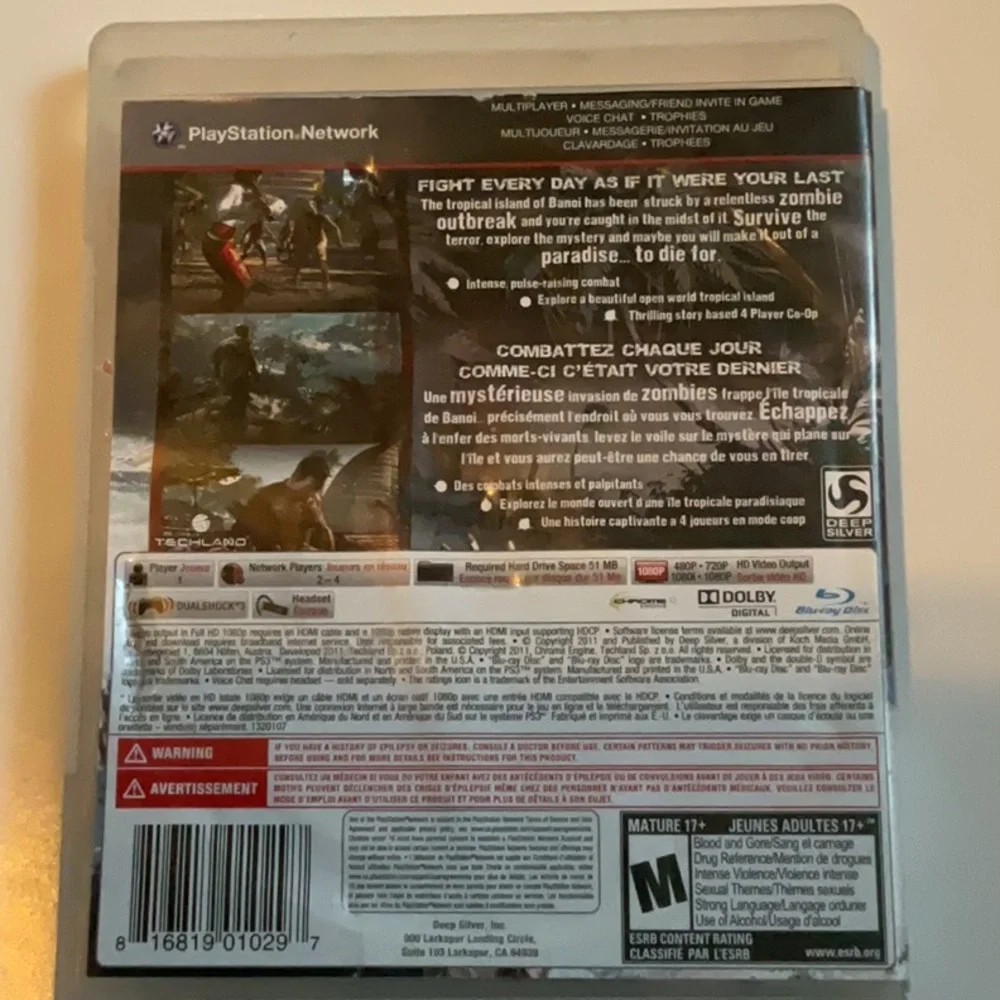 PS3  NWOT Video Games Dead Island - Picture 2 of 4